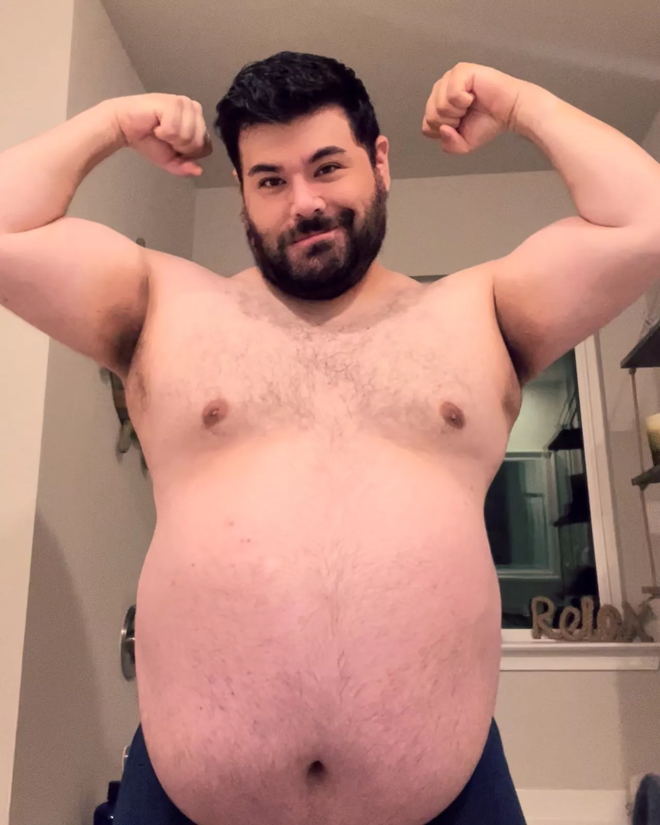 Any chasers interested in giving this chubby bear some belly rubs?