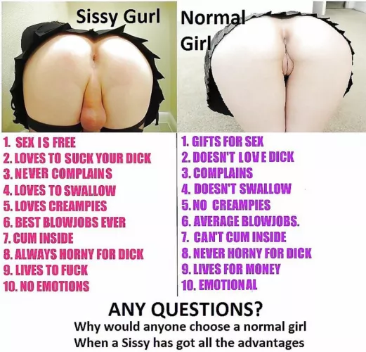 any sissy slut here? dm me for big cock.