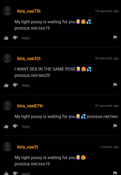 Anyone else gets a bit sad when you go to the comment section and it's just bots?