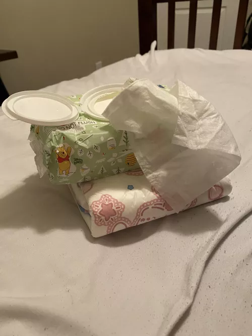 Anyone else’s little space get super triggered by a baby wipe hanging out? 🙈 just me haha?