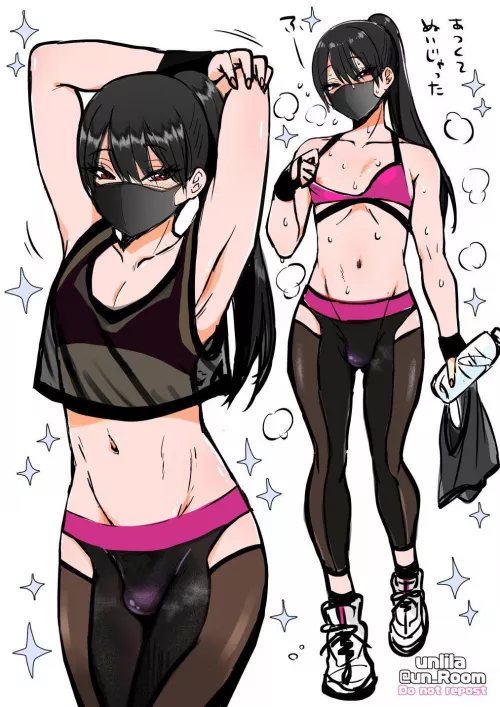 Anyone wanna go to the gym together? We can do some extra special workouts after~