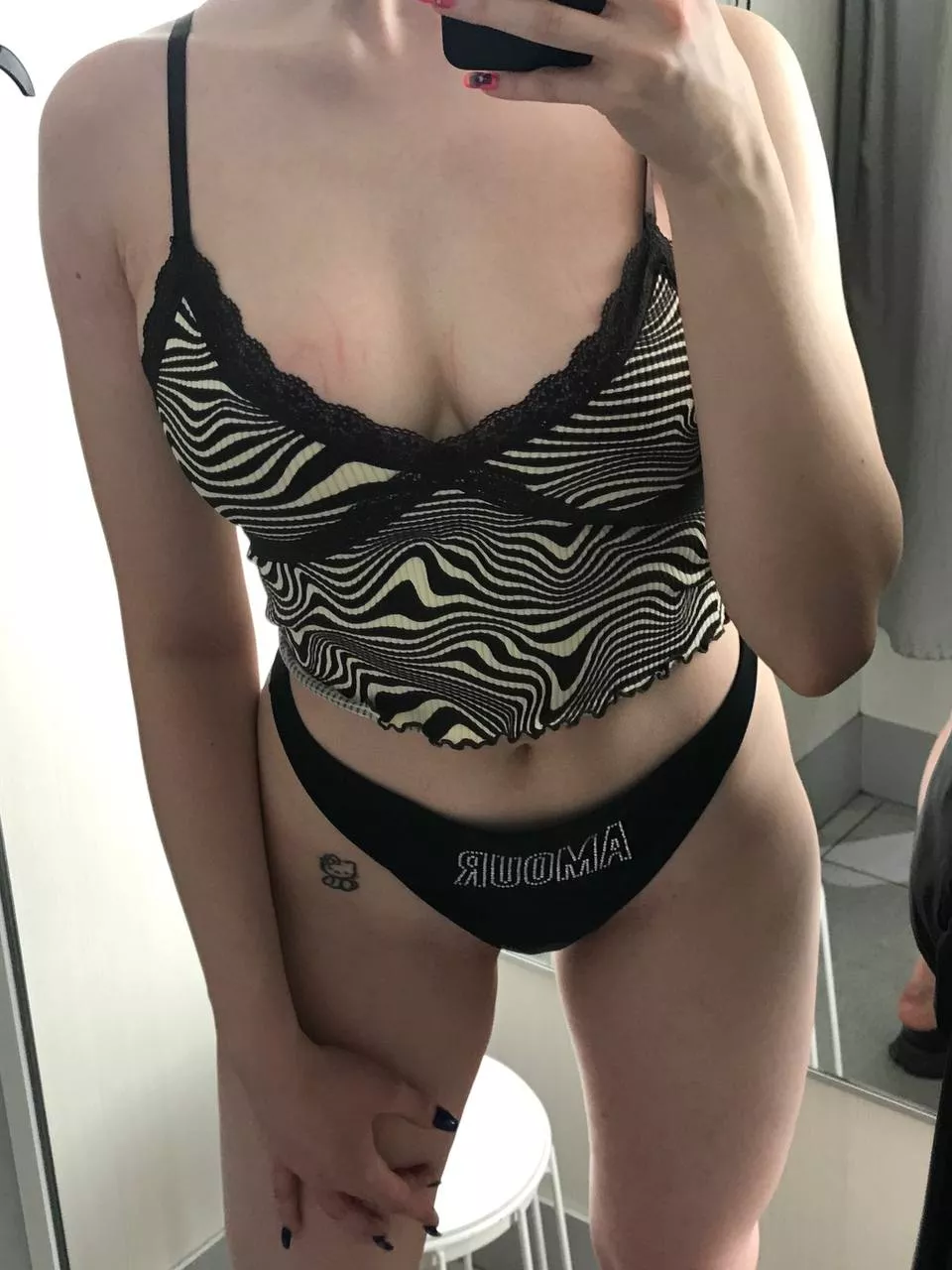Are you thinking of the dirty things you want to do to me?