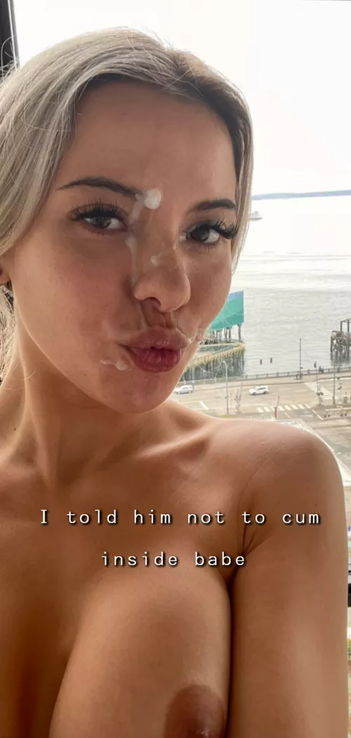 at least she told him not to do it cuck