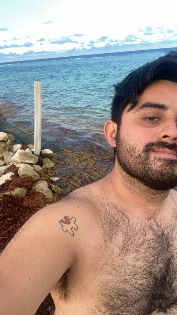 At the beach