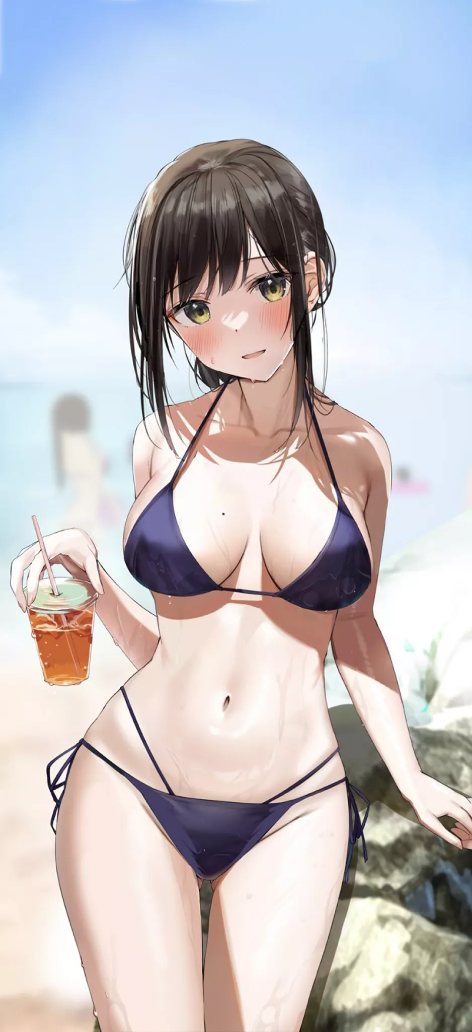 At the beach