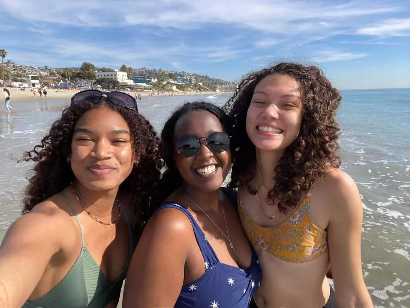At the beach