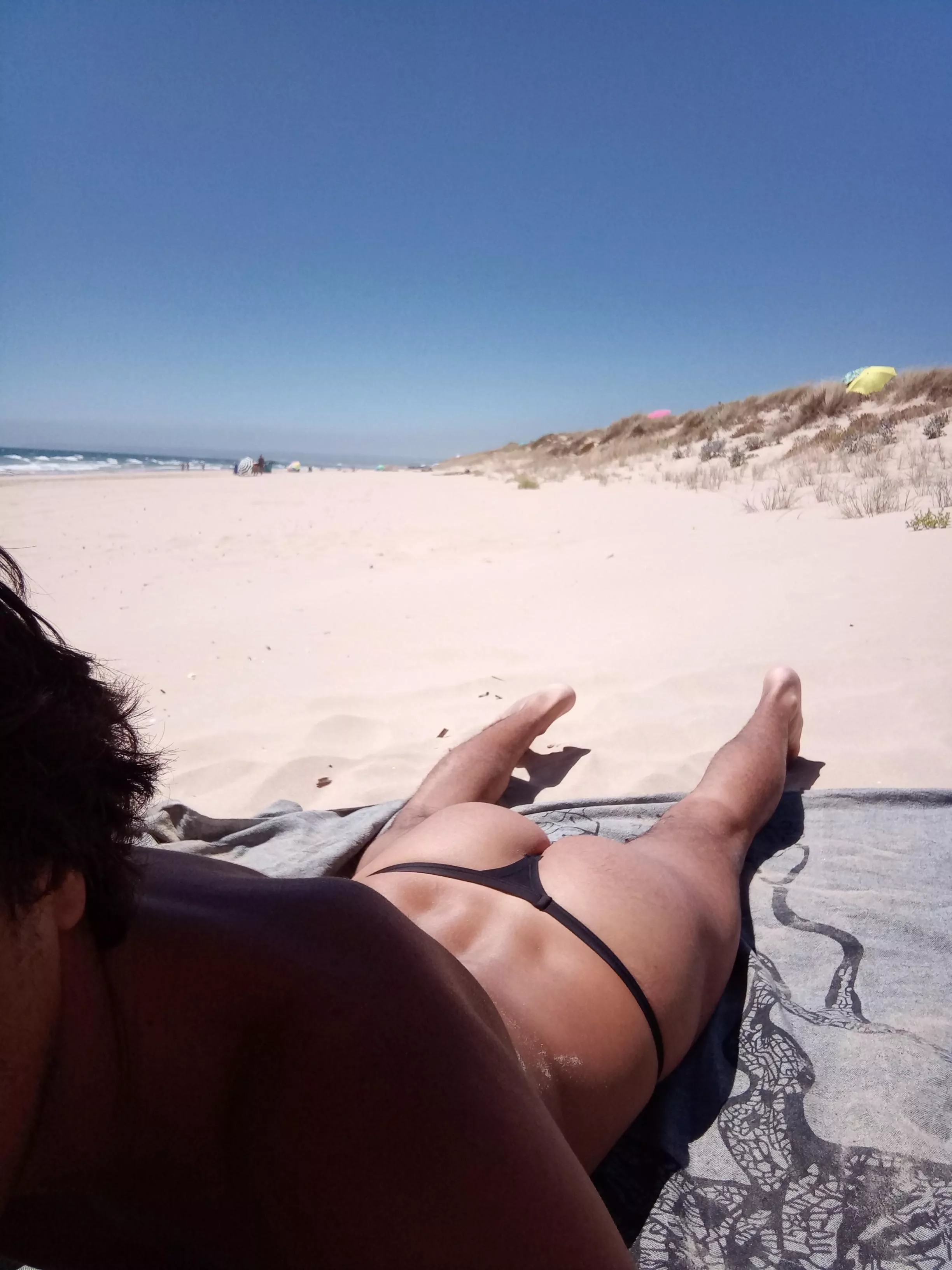 At the beach
