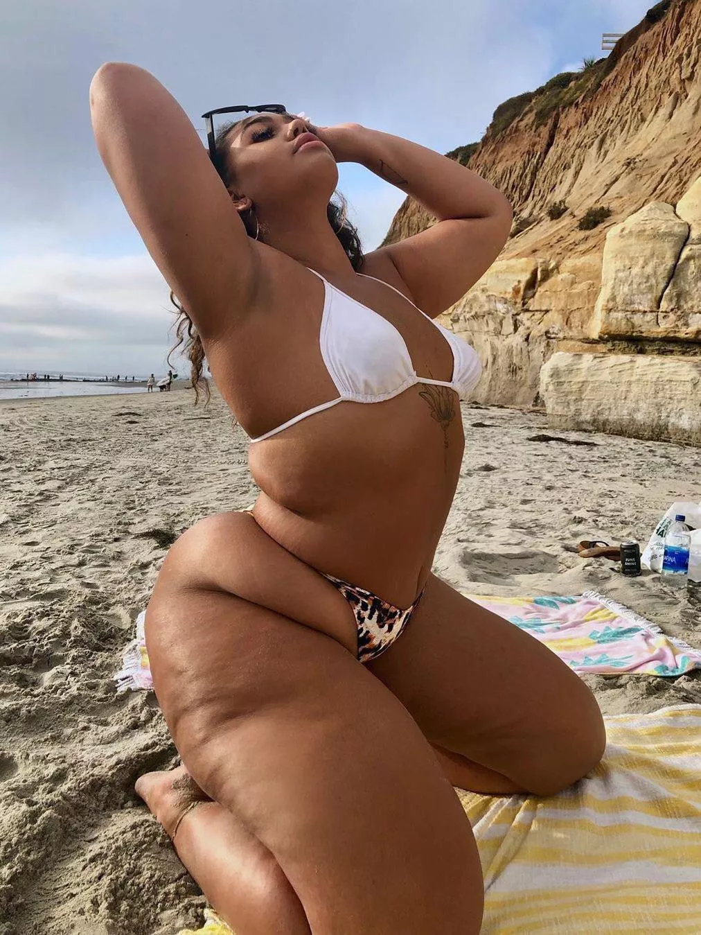 At the beach