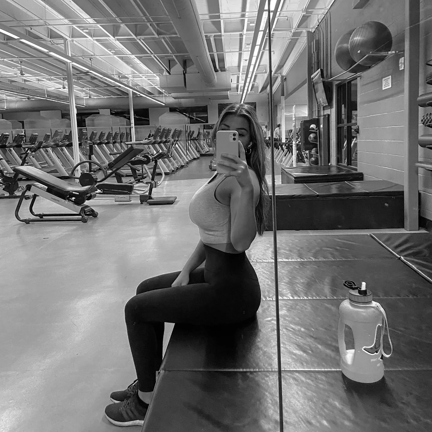 At the gym