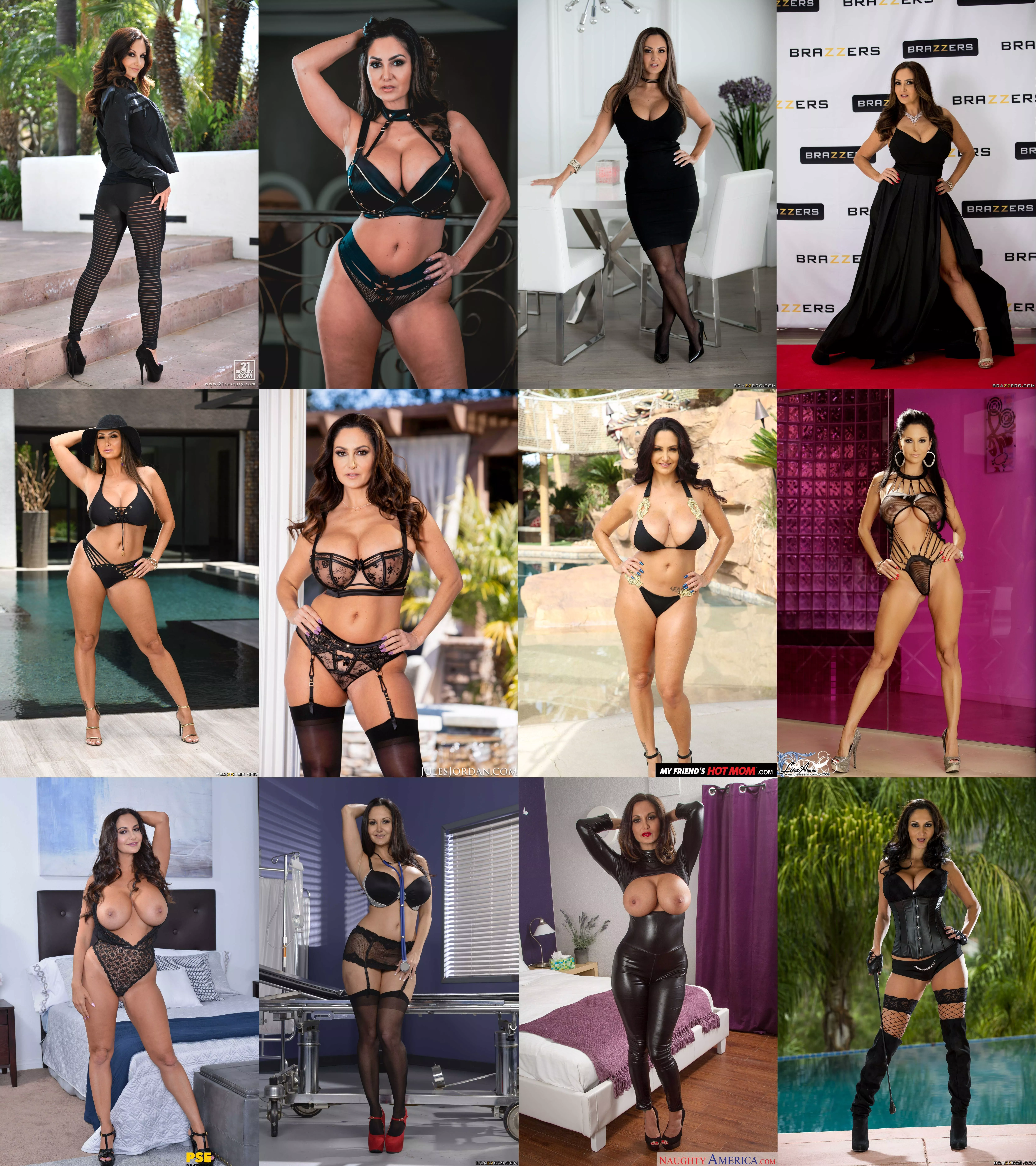 Ava Addams in Black