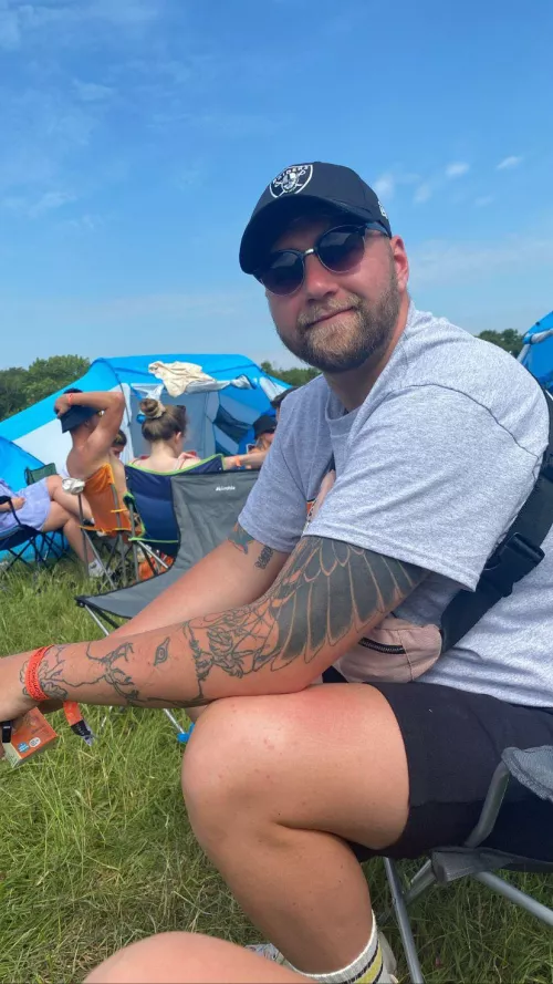 Back to my tent to see it all?