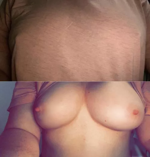 Baggy shirts can be a little deceiving..