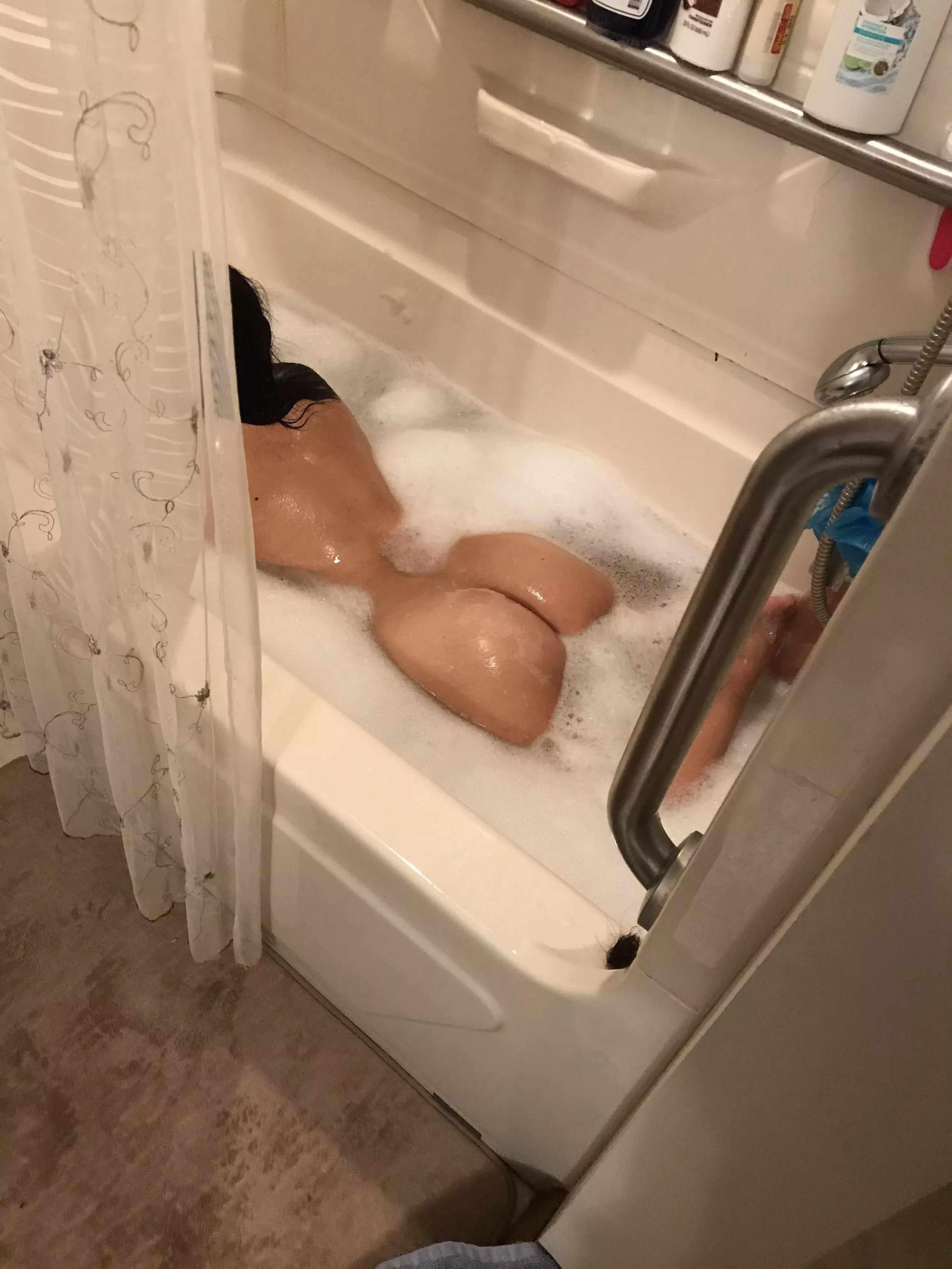 Bathtub booty.