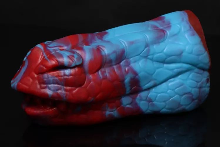 BD #43. Duke's muzzle. I liked the colors and pour.