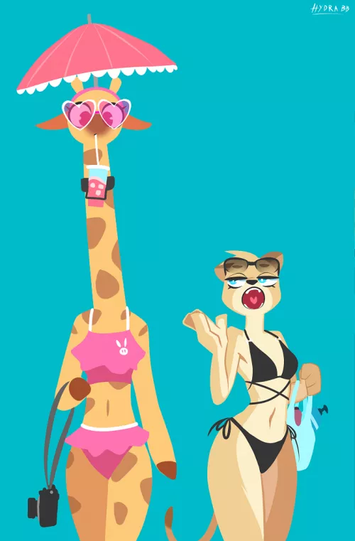 Beach Picnic / art by me