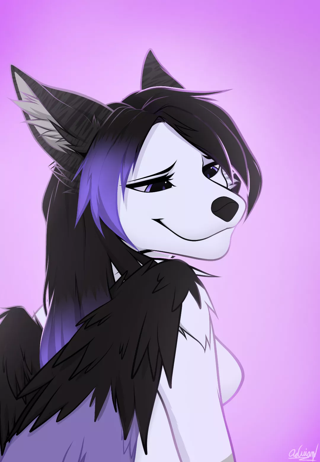 beautiful angel 💜 | art by me