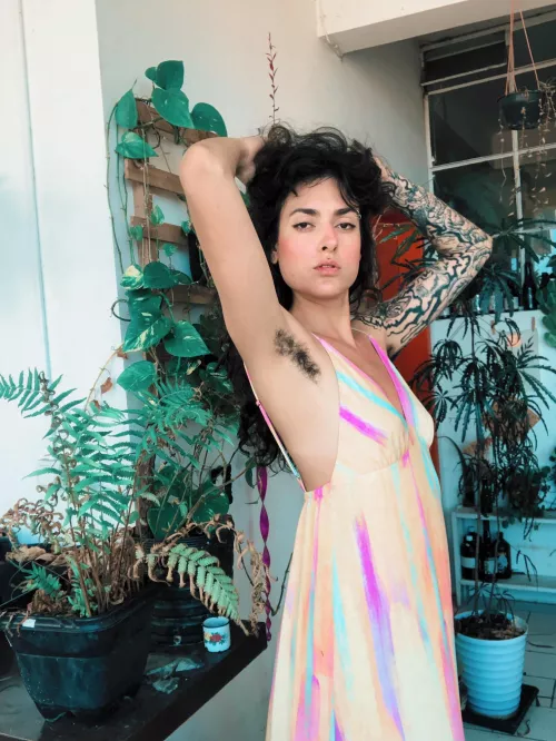 beautiful hairy woman