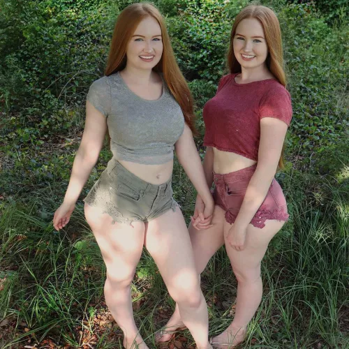 Beautiful redhead twins
