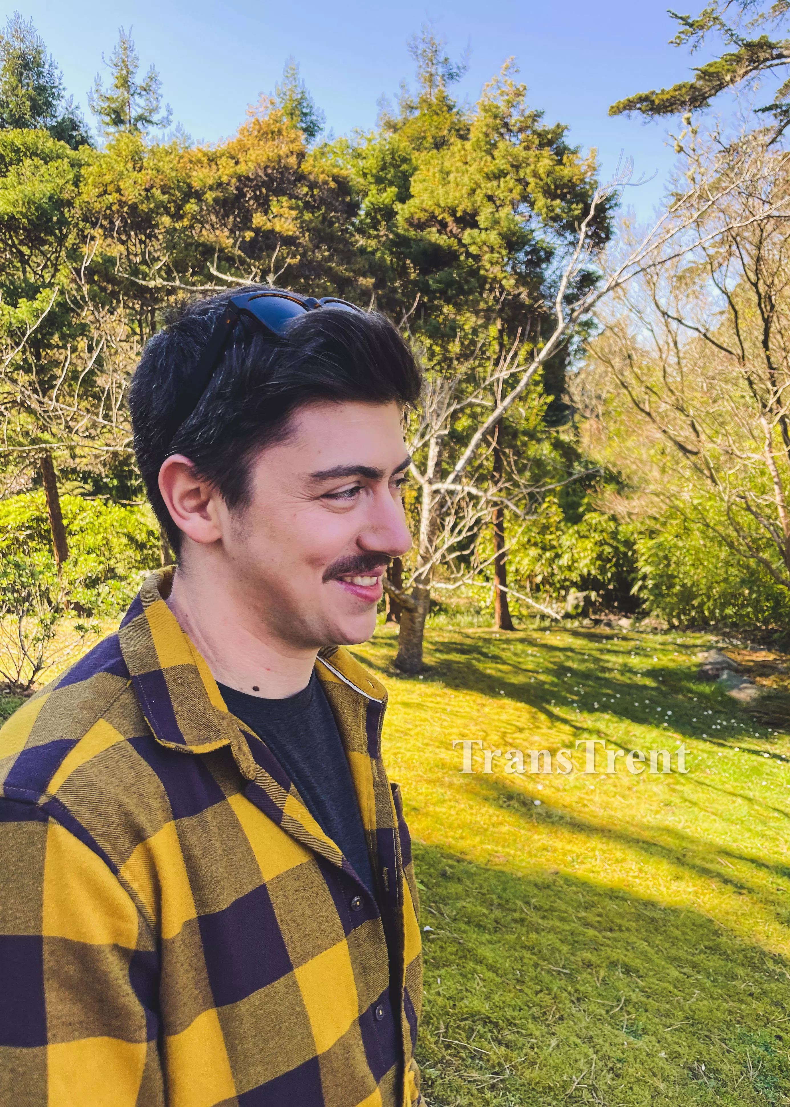 Being outside is nice