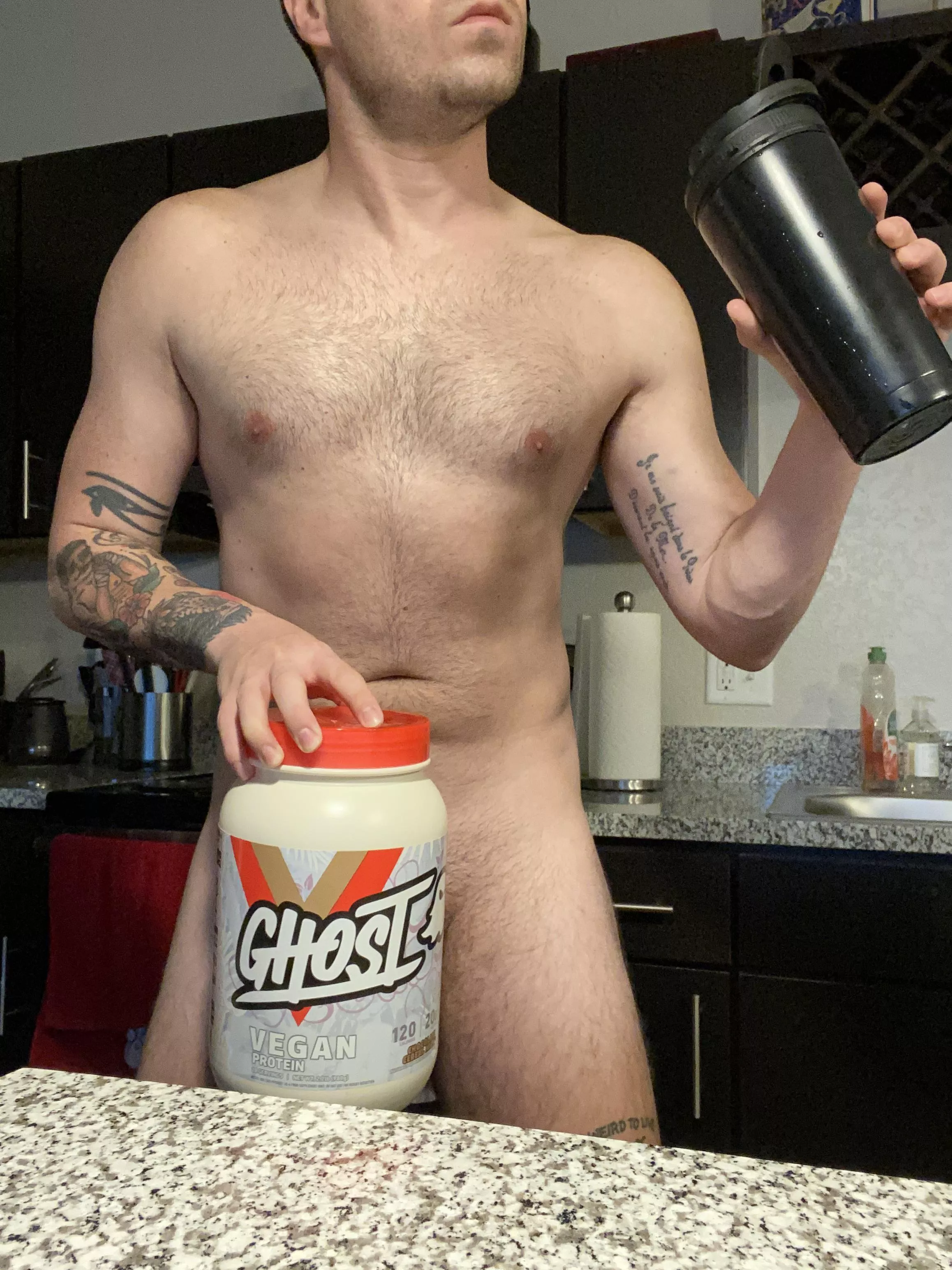 Best feeling in the world: peeling off my uniform and getting a pump in. Anyone in favor of being pumped full of protein? 👻 Best feeling in the world: peeling off my uniform and getting a pump in. Anyone in favor of being pumped full of protein? 👻