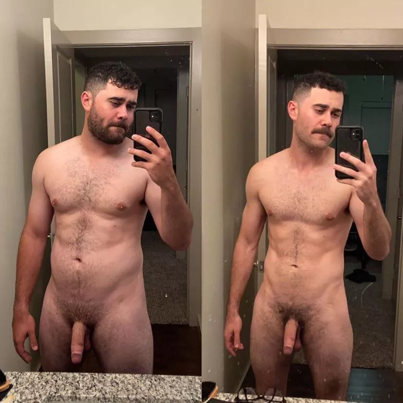 Best way to see progress is when you’re naked (pt. II)