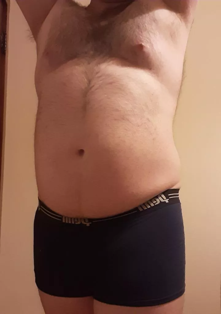 Big belly going on.