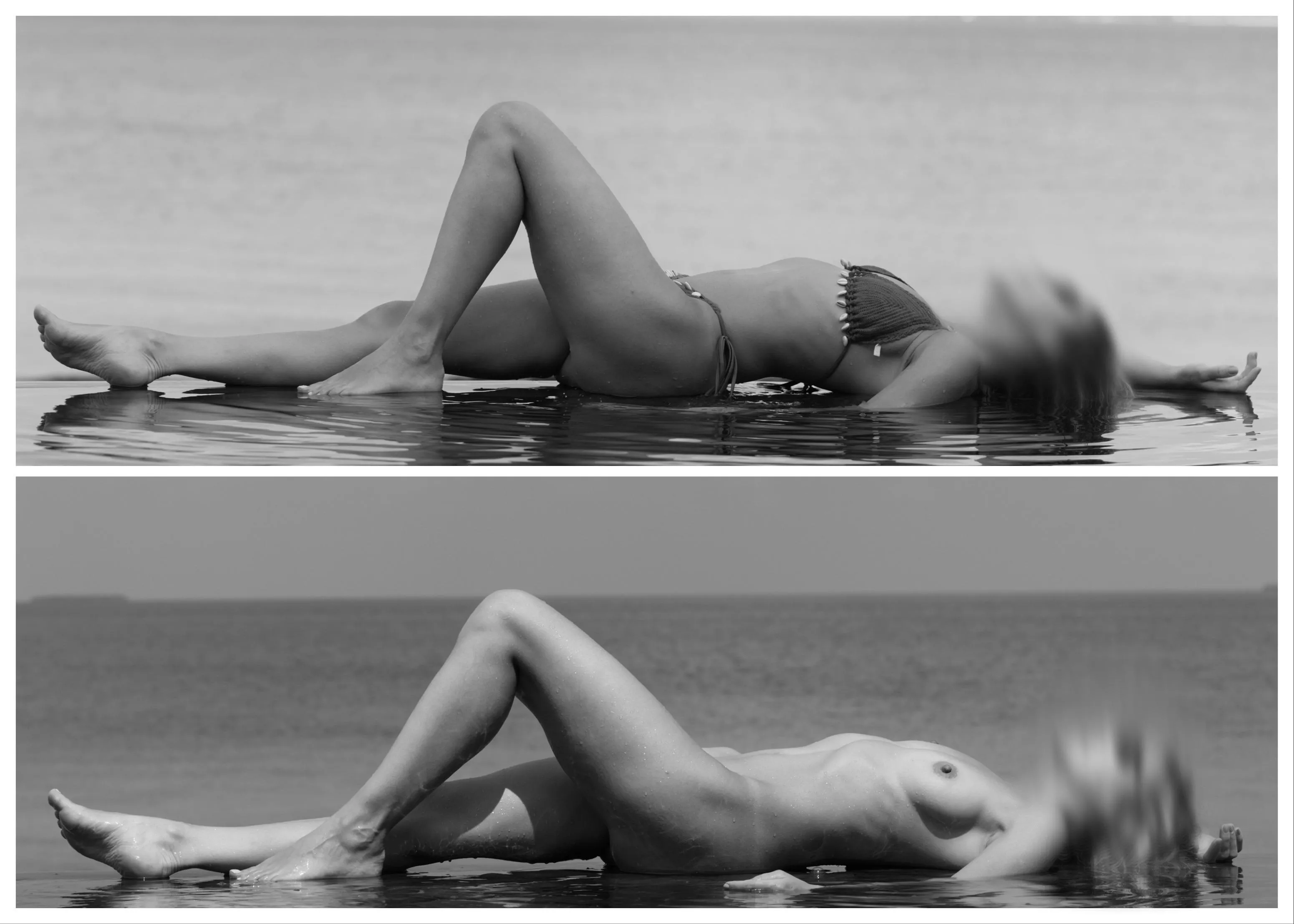 Bikini burning sun