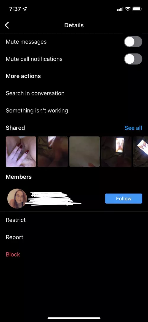 Bitch blocked me after I did some tribs for her so I think I’m gonna be exposing her ig and her pics and vids later