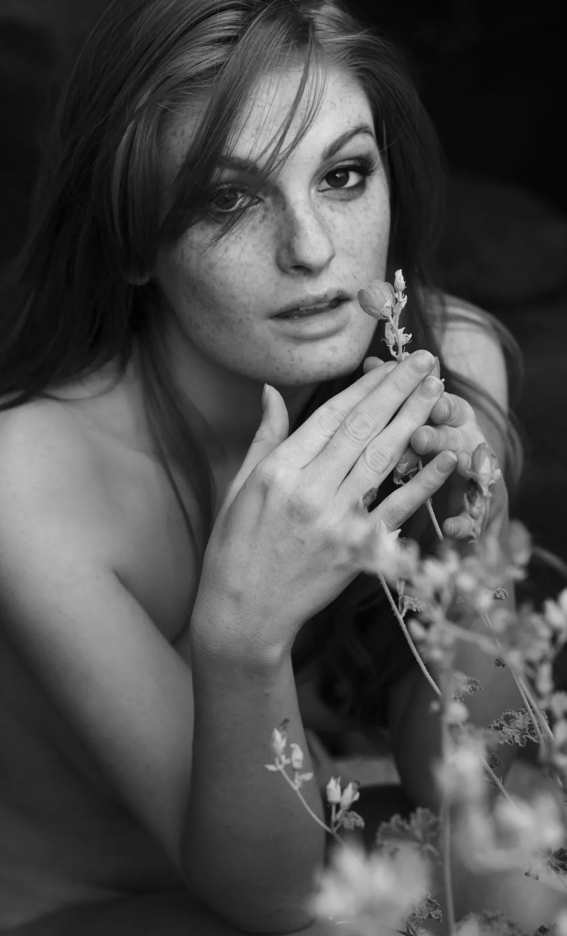 Black and white