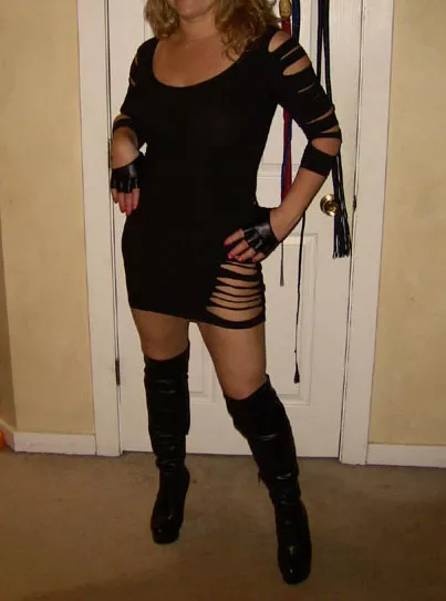 Black cut out dress