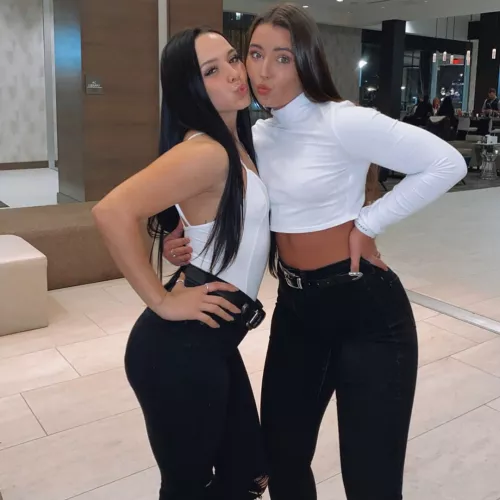 Black Jeans, White Tops