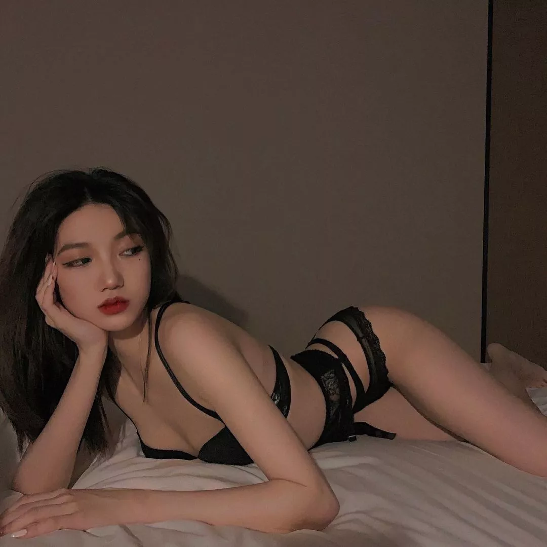 Black lingerie