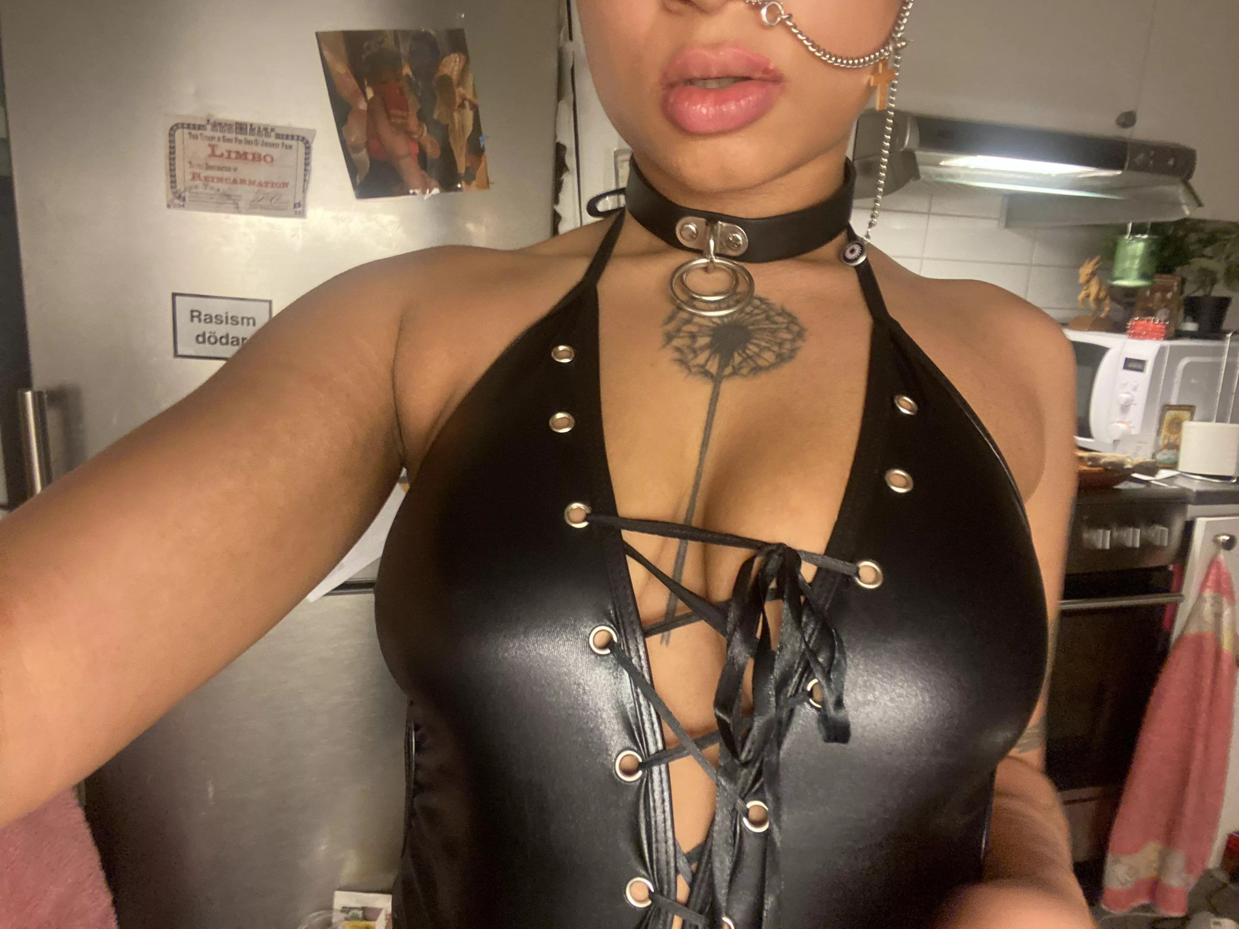 Black on black