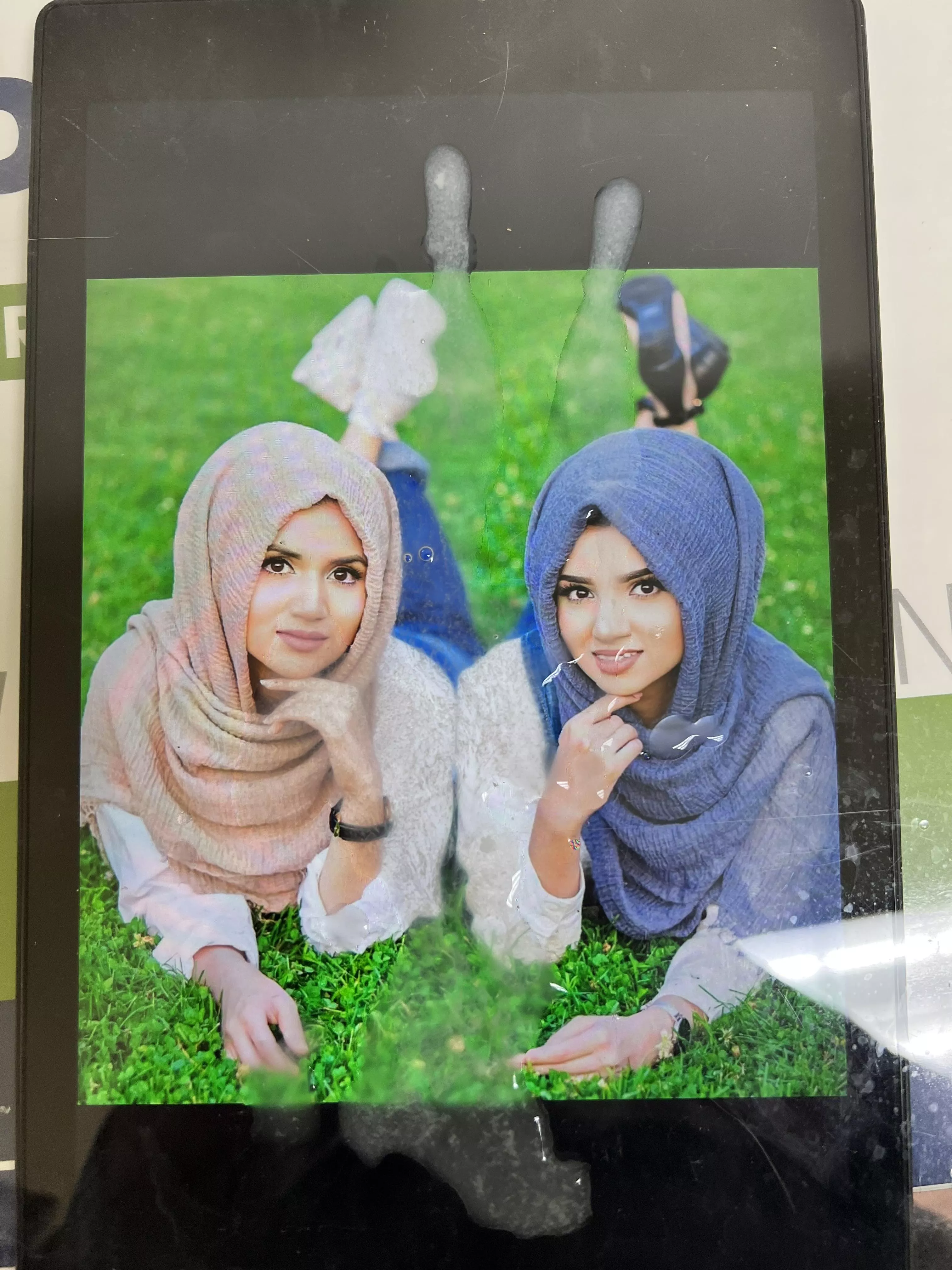 Blasting two hijabis!