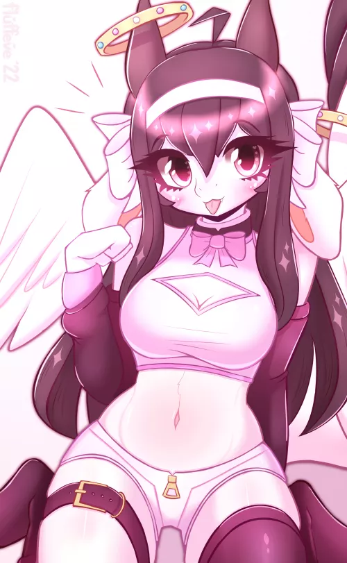 Blep ✨ (Art by me: @fluffeve on Twitter)