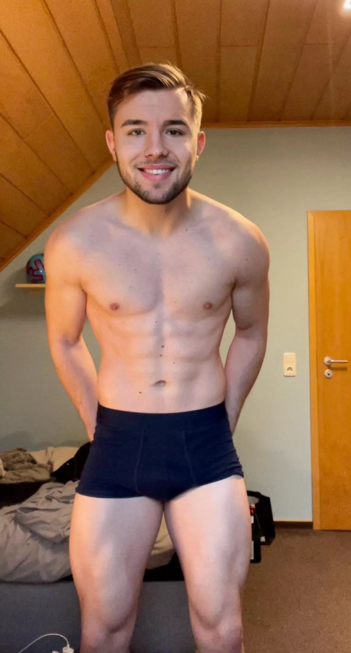 Blue boxers