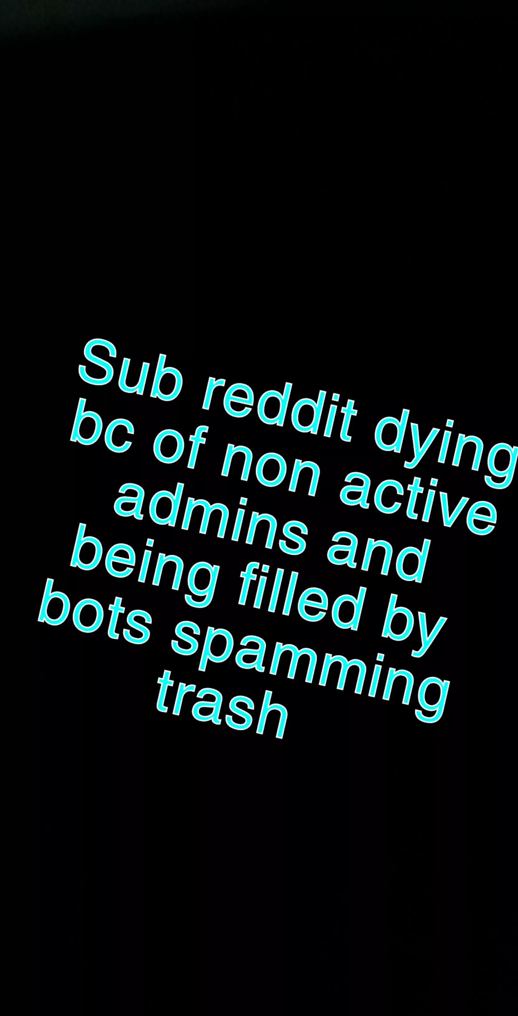 bot issue