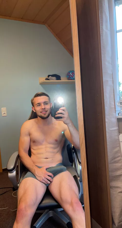 Boxershorts and a hard dick inside