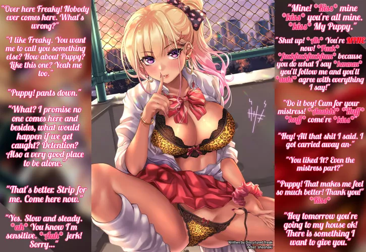 Bratt Loves The Freak part 2 [F4M] [Popular girl] [pet play] [femdom] [vaginal]