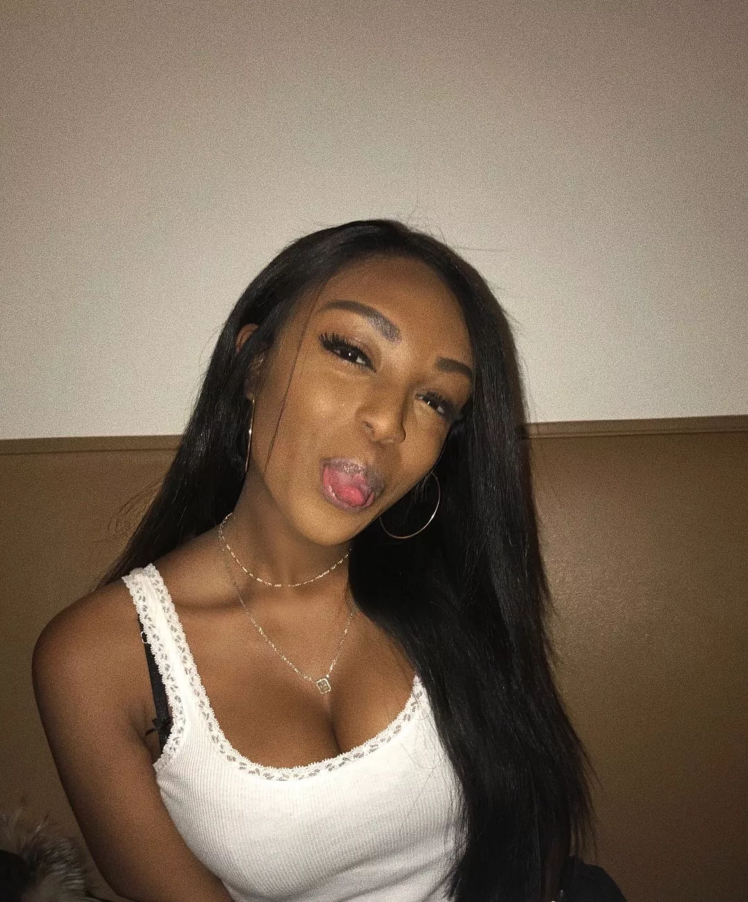busty black babe