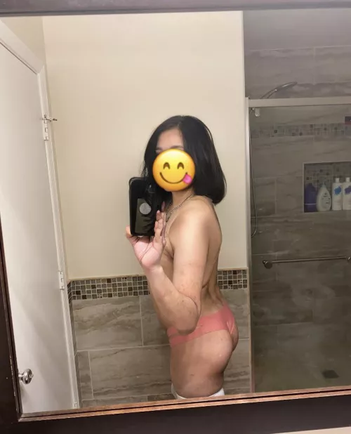 Can i walk around the house with just panties on? Ill head straight to the kitchen and make some breakfast 🥺🤗