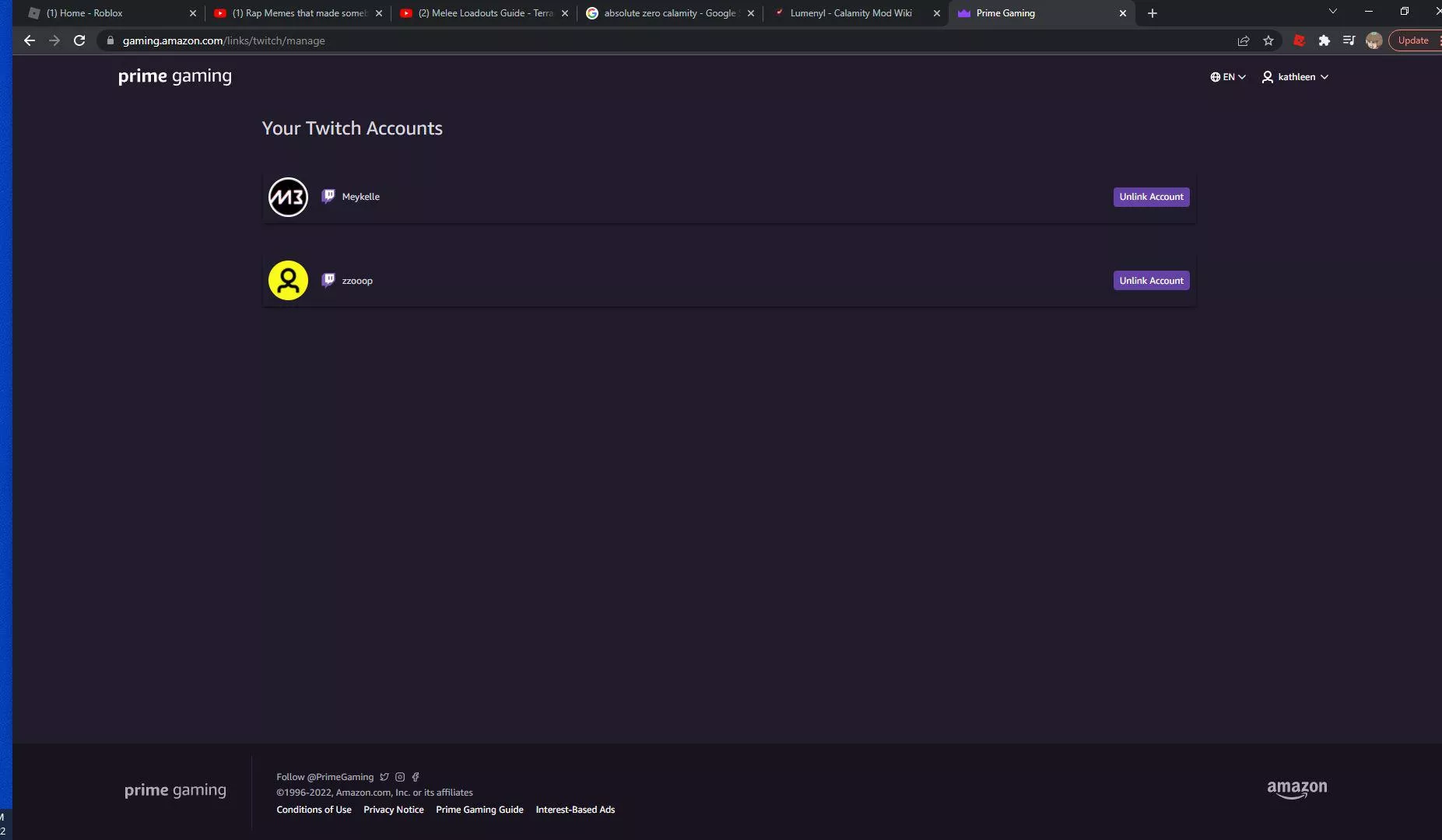 Can't add account to twitch prime?? These are my brothers accounts, and I want to add mine but there is no option to Can't add account to twitch prime?? These are my brothers accounts, and I want to add mine but there is no option to