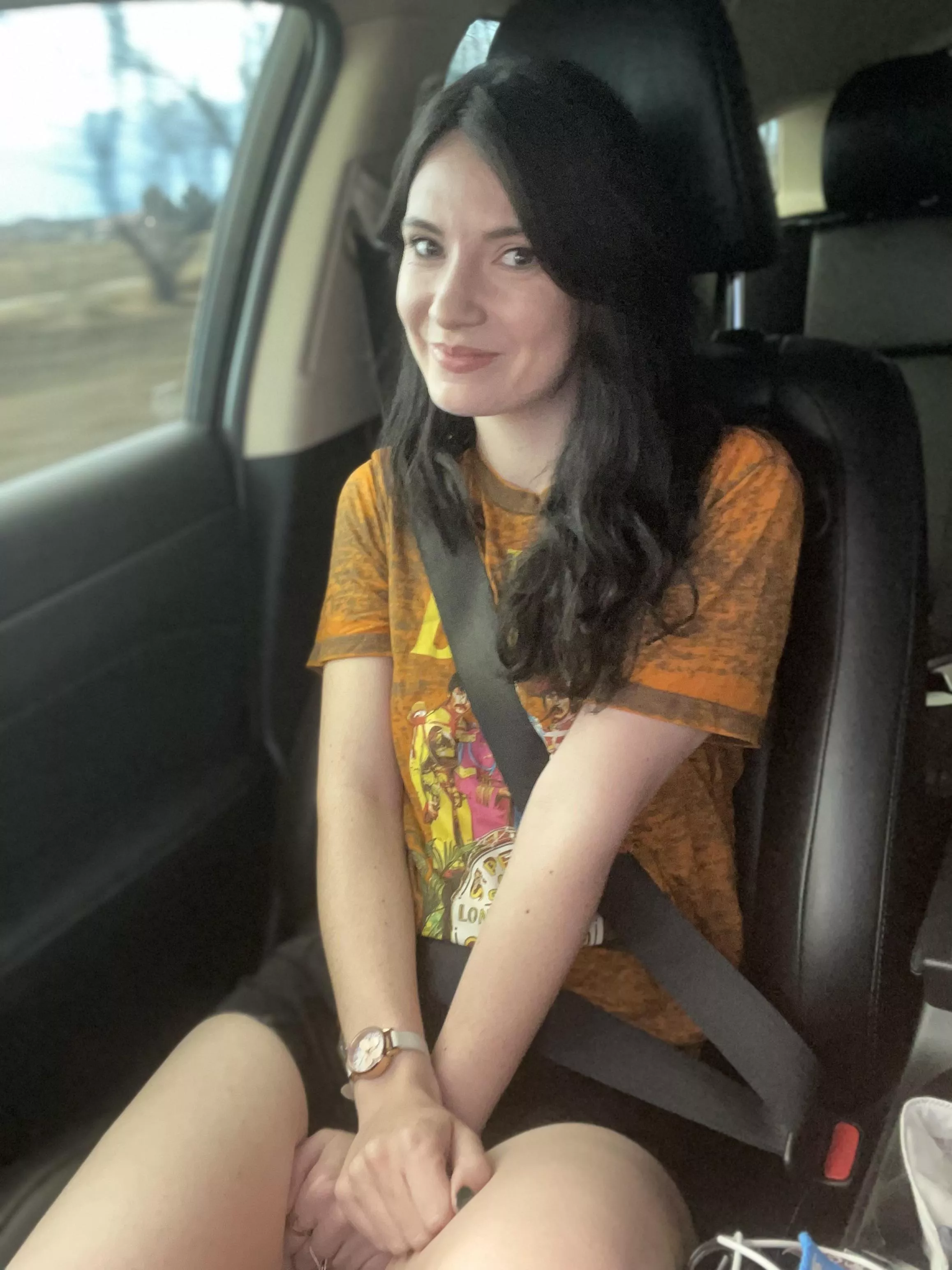 Car rides can be a lot more fun than I previously thought😯😃😉