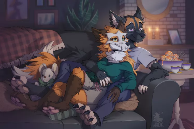 Catherine & Wesley (Art by Niro on FA)