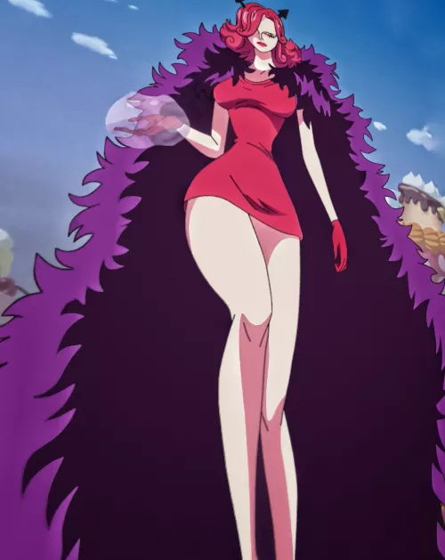 Changed the perspective a bit so that it looks like she's looking down at you, how'd it go?