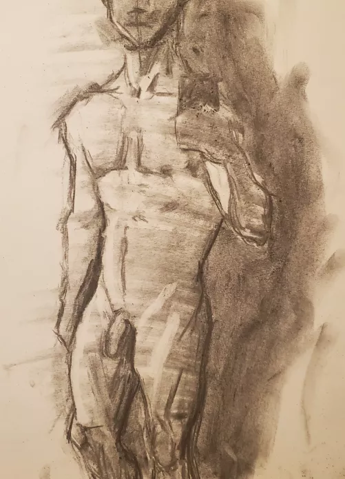 Charcoal Selfie