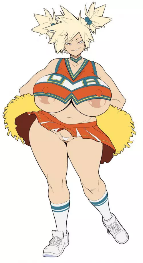 Cheerleader Mitsuki gives moral support (bunkwizard)