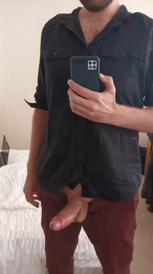 Climb under my desk while I'm on zoom calls today