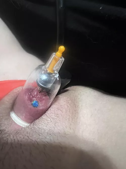 Clit pumping and cunt stretching session 💦💦💦 [f]