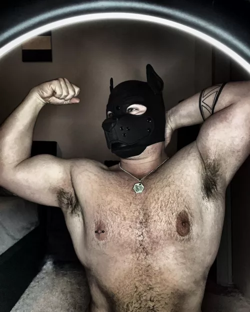 Come on puppy let’s see what you can do with your mouth 😈